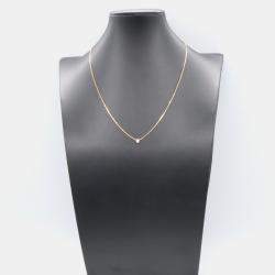 Pre Owned Cartier D'amour 18K Rose Gold Diamond Necklace