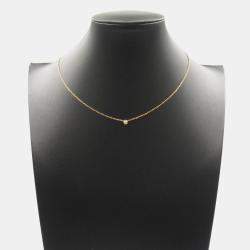 Pre Owned Cartier D'amour 18K Rose Gold and Diamond Pendant Necklace