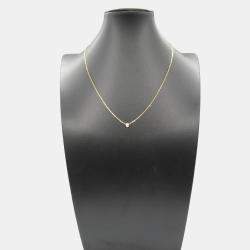 Pre Owned Cartier D'amour 18K Rose Gold Diamond Necklace