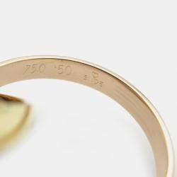 Pre Owned Cartier Trinity 18K Yellow, Rose, White Gold Band Ring EU 50