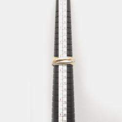 Pre Owned Cartier Trinity 18K Yellow, Rose, White Gold Band Ring EU 50