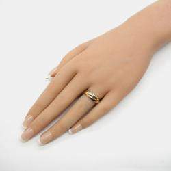Pre Owned Cartier Trinity 18K Yellow, Rose, White Gold Band Ring EU 51