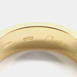 مملوكة مسبقًا خاتم كارتييه لوف ذهب أصفر عيار 18 مقاس 50