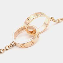 Pre Owned Cartier Love 18K Rose Gold Pendant Necklace