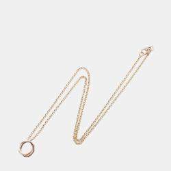 Pre Owned Cartier Love 18K Rose Gold Pendant Necklace
