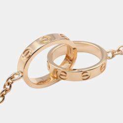 مملوكة مسبقًا Cartier Love 18K Rose Gold Pendant Necklace