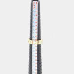 Pre Owned Cartier Love 18K Yellow Gold and Diamond Band Ring EU 50