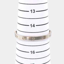 Pre Owned Cartier Love 18K White Gold Bracelet