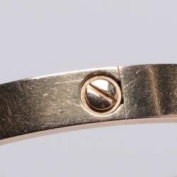 Pre Owned Cartier Love 18k Rose Gold Bracelet 16 