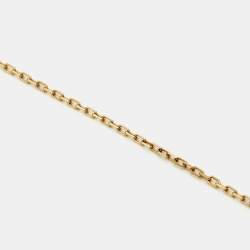 Pre Owned Cartier  d'Amour Diamond 18k Yellow Gold Small Model Necklace