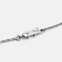Pre Owned Cartier Himalia Diamonds Cultured Pearl 18k White Gold Pendant Necklace