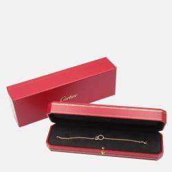 Pre Owned Cartier Love Interlocking 18K Rose Gold Bracelet