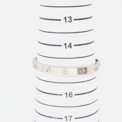 Pre Owned Cartier Love 18K White Gold Bangle Bracelet