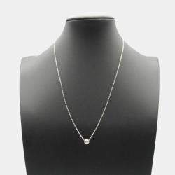 Pre Owned Cartier Cartier D'Amour Large Model 18K White Gold Diamond Necklace