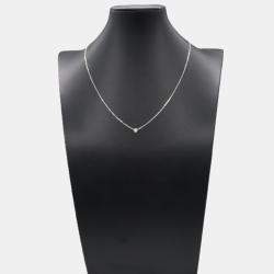Pre Owned Cartier D'amour Small 18K White Gold Diamond Necklace
