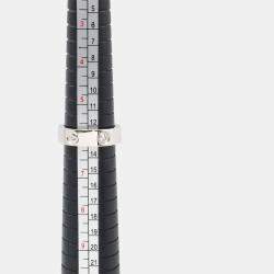 Pre Owned Cartier Love 18K White Gold, Diamond Ring EU 52