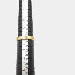 Pre Owned Cartier Love 18K Yellow Gold Ring EU 62