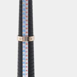 Pre Owned Cartier Love 18K White Gold Band Ring EU 58