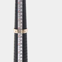 Pre Owned Cartier Love 18K White Gold Band Ring EU 58