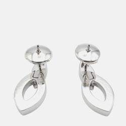 Pre Owned Cartier Diadea 18K White Gold and Diamond Earrings