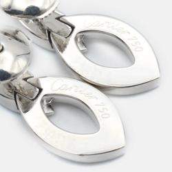 Pre Owned Cartier Diadea 18K White Gold and Diamond Earrings