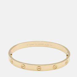 Pre Owned Cartier Love 18K Yellow Gold Bracelet