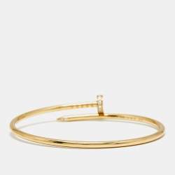 مملوكة مسبقًا سوار كارتييه جوست أون كلو ألماسات ذهب أصفر عيار 18 موديل صغير مقاس 16