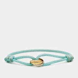 Pre Owned Cartier Trinity 18k Three Tone Gold Cord Bracelet