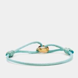 Pre Owned Cartier Trinity 18k Three Tone Gold Cord Bracelet