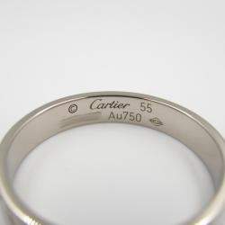 Pre Owned Cartier Love 18K White Gold Band Ring EU 55