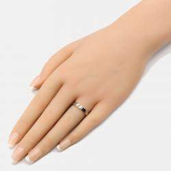Pre Owned Cartier Love 18K White Gold Band Ring EU 53