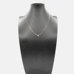 Pre Owned Cartier D'amour 18K Yellow Gold and Diamond Pendant Necklace