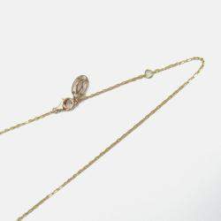 Pre Owned Cartier D'amour Pink Sapphire 18K Rose Gold Necklace