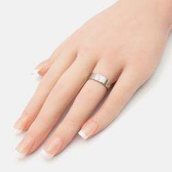 Pre Owned Cartier Love 18K White Gold Band Ring EU 51