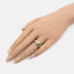 Pre Owned Cartier Trinity 18K White Gold Band Ring EU 49