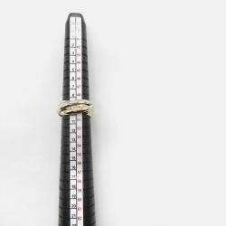 Pre Owned Cartier Trinity 18K White Gold Band Ring EU 49