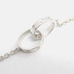 مملوكة مسبقًا Cartier Love 18K White Gold Pendant Necklace