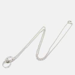 مملوكة مسبقًا Cartier Love 18K White Gold Pendant Necklace
