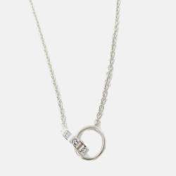 مملوكة مسبقًا Cartier Love 18K White Gold Pendant Necklace