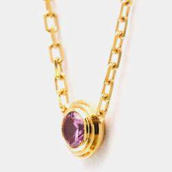 Pre Owned Cartier D'amour 18K Rose Gold and Sapphire Pendant Necklace