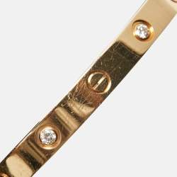 مملوكة مسبقًا سوار كارتييه لوف 4 ألماسات ذهب وردي عيار 18 مقاس 16