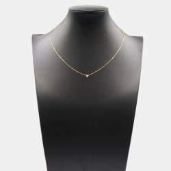 Pre Owned Cartier D'Amour 18K Yellow Gold Diamond Necklace