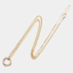 Pre Owned Cartier Trinity 18K Yellow, Rose, White Gold Necklace