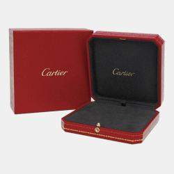 Pre Owned Cartier Love Interlocking 18K Rose Gold Necklace