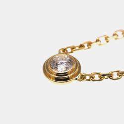 Pre Owned Cartier D'amour 18K Pink Gold Diamond Necklace