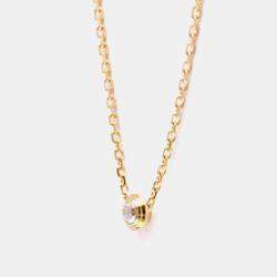 Pre Owned Cartier D'amour 18K Pink Gold Diamond Necklace