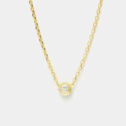 Pre Owned Cartier D'amour XS 18K Yellow Gold Diamond Necklace