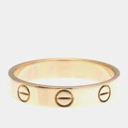 Pre Owned Cartier Love 18K Rose Gold Ring EU 51