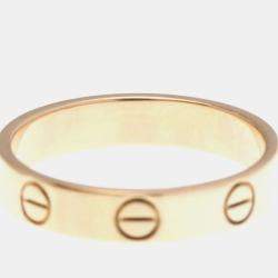Pre Owned Cartier Love 18K Rose Gold Ring EU 51