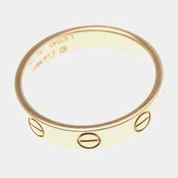 Pre Owned Cartier Love 18K Rose Gold Ring EU 51
